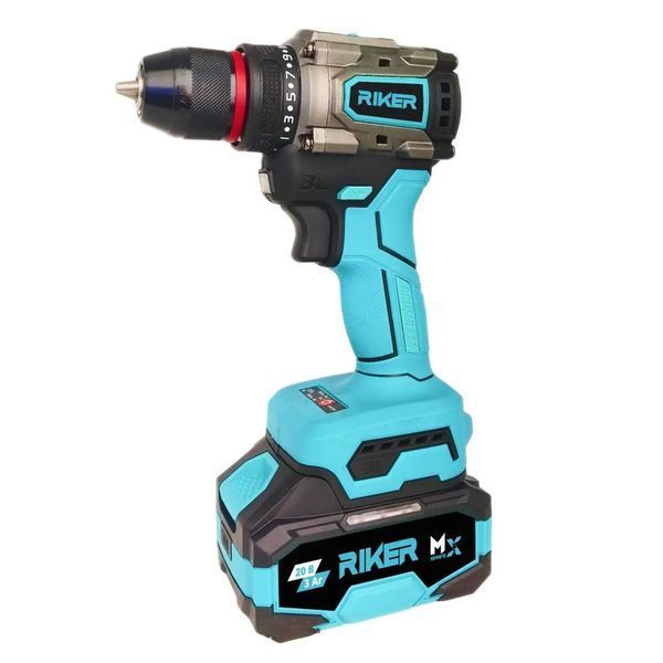 Акумуляторний шуруповерт RIKER RCD 20/60W RK0233, 20 В, 60 Нм, безщітковий, 2 акумулятори RK0233 фото