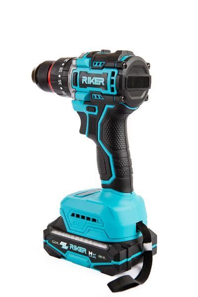 Акумуляторний шуруповерт RIKER RCD 20/55TW MX, 20 В, 55 Нм, ударний, 2 акумулятори RK0006 фото