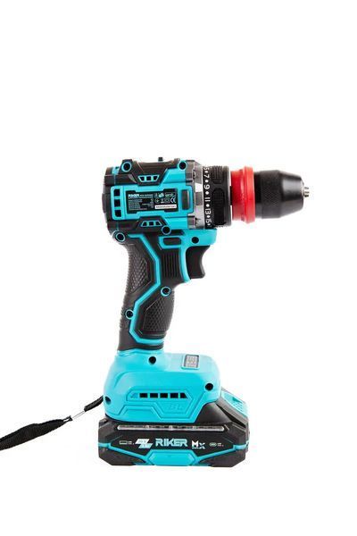 Акумуляторний шуруповерт RIKER RCD 20/55QW MX, 20 В, 55 Нм, безщітковий, Quick Chuck, 2 акумулятори RK0005 фото