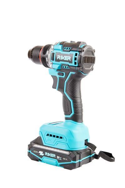 Аккумуляторный шуруповерт RIKER RCD 20/55W MX, 20 В, 55 Нм, бесщеточный, 2 аккумулятора RK0004 фото