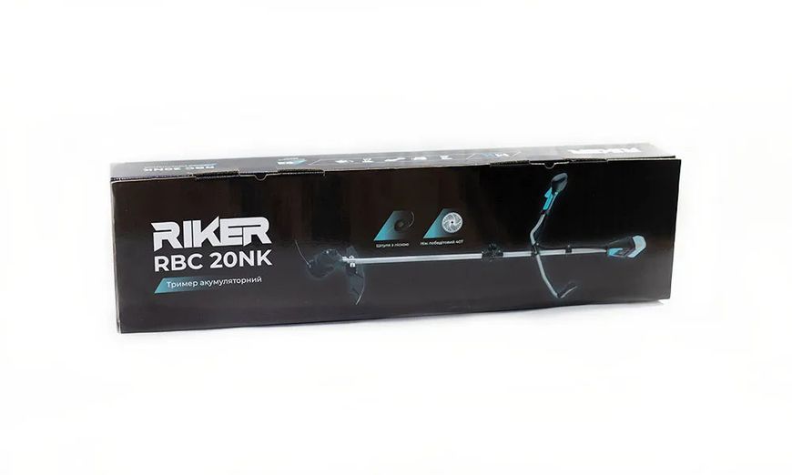 Аккумуляторный триммер RIKER RBC 20NK 20В MX Series с леской и ножом RK0170 фото