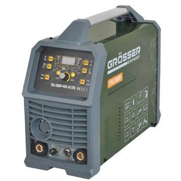 Аппарат аргонодуговой сварки Gr&ouml;sser TIG-200P MIX AC/DC EXPERT 6000 Вт 20&ndash;200 А G0352 фото