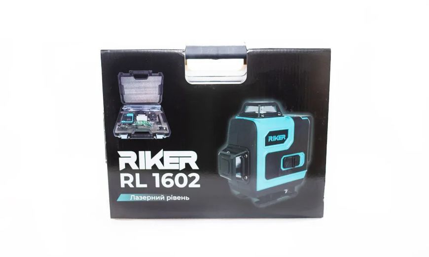 Лазерний рівень RIKER RL 1602, 4D, 16 зелених ліній 360&deg;, IP54, 25 м RK0216 фото